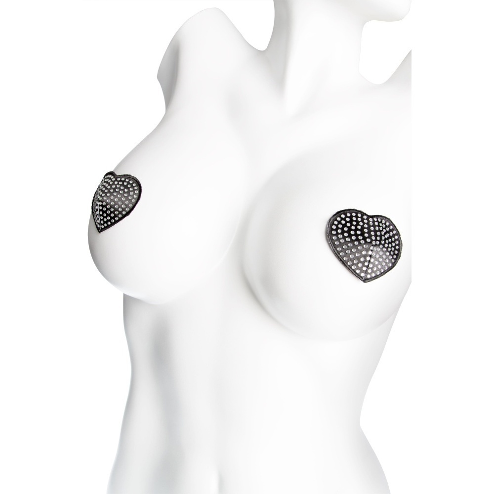 Coquette - Heart Pasties - Metallic